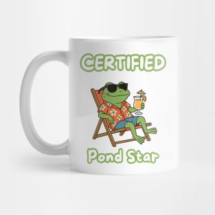 Certified Pond Star Frog Mug